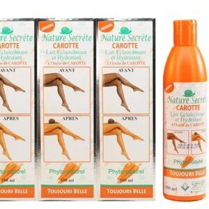 (Pack of 3) NATURE SECRET CAROTTE LIGHTENING MOISTURIZING BODY LOTION 350ml